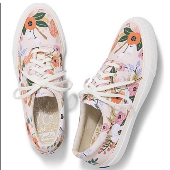 🌺🌸🌼NIB! Keds x Rifle Paper Co. canvas shoes 🪻🌼🌸 - Picture 1 of 4
